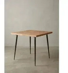Esszimmertisch 80x76x80 cm Massivholz Akazie / Metall Industrial, Esstisch...