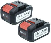vhbw 2x Akku kompatibel mit Flex Lithium Power 18 V Werkzeug (4000 mAh, Li-Ion, 18 V)