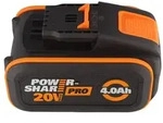 Worx Power Share Plus original WORX Akku WA3553 20V 4,0Ah Li-Ion