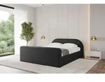 ALTDECOR Polsterbett mit Bettkasten - TIVON-Z-v1 - 180x200 - Schwarz - Bett mit