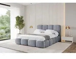 ALTDECOR Polsterbett mit Bettkasten - KALA - 120x200 - Grau - Bett mit Matratze