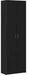 vidaXL B&uuml;roschrank Schwarz Eichen-Optik 60 x 32 x 190 cm Holzwerkstoff -...