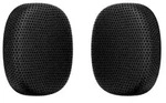 HP Poly Mission 4/6 Leatherette Ear Cushions (2 Pieces) - Schwarz
