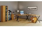 VCM VCM Holz Schreibtisch | Eckschreibtisch schlicht | 130x130 | L Form links...