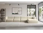ALTDECOR Ecksofa - MIRA-L3 - 409x179x70 - Creme - Corner Sofa Eckcouch Couch L-Form,