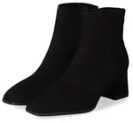 Unisa Damen Ankle Boots LEOLA Schwarz Rauleder Gr&ouml;&szlig;e: 36 - Schwarz - 36