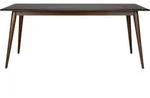 Dutchbone Elroy Esstisch 180x80 cm Holz Walnussfarbe Braun - Braun