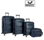Heys HEYS Milos 4tlg. Kofferset (BC/S/M/L) erweiterbar - Navy - Blau