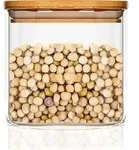 bambuswald&copy; 700ml Vorratsglas | Aufbewahrungsglas mit luftdichten Deckel aus...