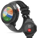 Hama Smartwatch Kids m. GPS, SOS-Taste, Telefon, Black - Schwarz