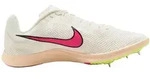 Laufschuhe f&uuml;r M&auml;nner auf der Bahn Nike Zoom Rival Distance FW 2024-Wei&szlig;/Rosa-44 -