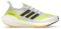 adidas Ultra Boost 21 White Solar Green (Women's) - EU 36