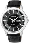 Citizen Leather BF2011-01EC Herrenarmbanduhr - Schwarz