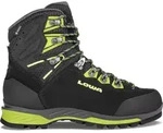 LOWA TICAM EVO GTX, Uni, Erwachsener, Schwarz, Limette, Outdoor-Schuhe, Wandern,
