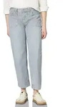 Street One Straight Leg Jeans mit Streifen Indigo Striped wash 33