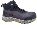 Sicherheitsstiefel Ecostar Mid S1P schwarz-neongr&uuml;n - Schwarz/Gr&uuml;n - 45
