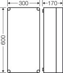 Hensel Mi 0401, 300 mm, 170 mm, 600 mm