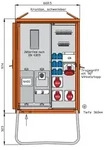 Walther Werke Anschlussverteilerschrank 44kVA m.Z&auml;hlerplatz WAV0170R1