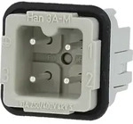 HARTING Han 3A Stifteinsatz (M) Schraubanschluss, 3-polig+PE 230V/400V, 10A - 1
