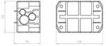 KAISER Verbindungskasten 9911.01 170 x 115 x 87mm