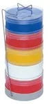 Klauke Streudose ST 5 L, leer, aus schlagfestem Kunststoff, blau, mit transparentem