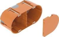 OBO 2003826 Hohlwand-Elektronikdose 61 luftdicht orange HE 61-DV-L