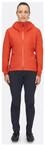 Rab Damen Cinder Downpour Light Jacket Rot