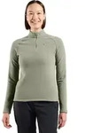 Odlo Rigi Fleece Mit Halbem Rei&szlig;verschluss Gr&uuml;n XL Frau Gr&uuml;n XL - Gr&uuml;n - XL