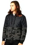 Fox Lindon Sasquatch Fleece Kapuzenjacke Schwarz/Camo M