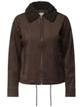 Velour Jacket w. Teddy Collar 17747 truffle brown Gr&ouml;&szlig;e L - L