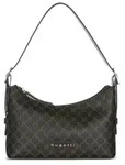 bugatti Schultertasche Umh&auml;ngetasche Jona Shoulder Bag Brown dunkelbraun -