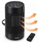 Relaxdays Heizl&uuml;fter, PTC Keramik, 2 Heizstufen, 750/1500 W, Thermostat, ECO-Taste,