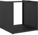 vidaXL Brennholzregal Schwarz 40x40x40 cm Kaltgewalzter Stahl - Schwarz