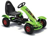 F618 Sport-Go-Kart mit Pedalen, Luftreifen, Traglast 50 kg, Gr&uuml;n