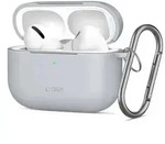 Tech-Protect Silikonh&uuml;lle mit Haken f&uuml;r Apple AirPods Pro 3, Farbe: Crayon Grey -