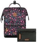 Caba&iuml;a Rucksack Adventurer Medium Rosa onesize - Schwarz