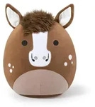Pl&uuml;schtier Pferd Kuscheltier Stofftier Kissen Braun 30cm