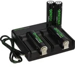 Premium Dual PD Performance Ladeger&auml;t + 4 Premium 18650 Zellen