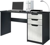 Vladon Schreibtisch Logan, Germany, B&uuml;rotisch mit 2 Schubladen und 1 T&uuml;r,...