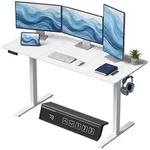 HOMCOM H&ouml;henverstellbarer Schreibtisch Elektrisch 140 x 60cm mit...