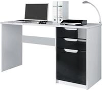 Vladon Schreibtisch Logan, Germany, B&uuml;rotisch mit 2 Schubladen und 1 T&uuml;r,...