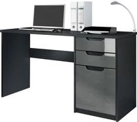 Vladon Schreibtisch Logan, Germany, B&uuml;rotisch mit 2 Schubladen und 1 T&uuml;r,...