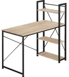 tectake&reg; Computer-Schreibtisch Hershey 122 x 61 x 120 cm - Braun