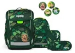 ergobag cubo light Schulranzen-Set DinosauriB&auml;r - Gr&uuml;n