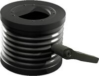 Rittal CP 6206.420, Aluminium-Guss, Kunststoff, Schwarz