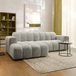 Masseno Ecksofa TISI L-Form, Wohnzimmersofa, Couch, Soffa, Couchgarnitur-...