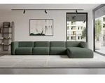 ALTDECOR Ecksofa - MIRA-L3 - 409x179x70 - Gr&uuml;n - Corner Sofa Eckcouch Couch L-Form,