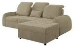 MIRJAN24 Ecksofa Soreno, Wohnzimmer Eckcouch mit Bettkasten und Schlaffunktion,