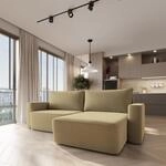 Masseno Ecksofa BELISE mit Schlaffunktion L-Form, Sofa mit Bettkasten,