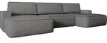 MIRJAN24 Ecksofa Mono U, Wohnzimmmer U-Form mit Schlaffunktion und Bettkasten...